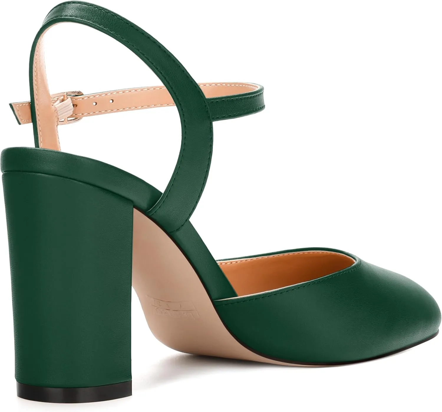 3-Inch Chunky Heels for Women, Round Toe Block High Heels Women's Pumps for Wedding, Party, Dress Shoes