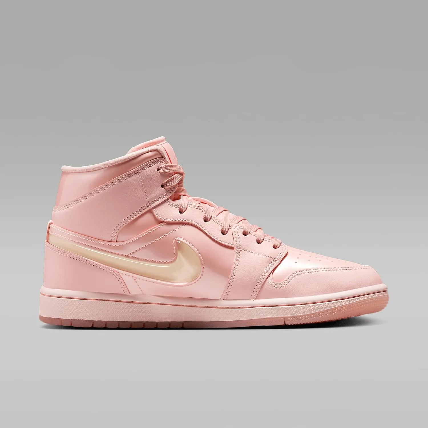 Air Jordan 1 Mid SE Women's Shoes (HF3173-600, Washed Coral/Pink Salt)