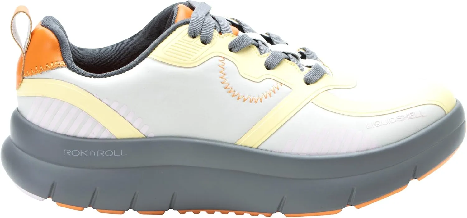Alegria Women's Solstyce - Rok N Roll - Energizing Support for Effortless Movement - Slip-Resistant with Arch Support - Athletic Sneaker - Walking Shoes