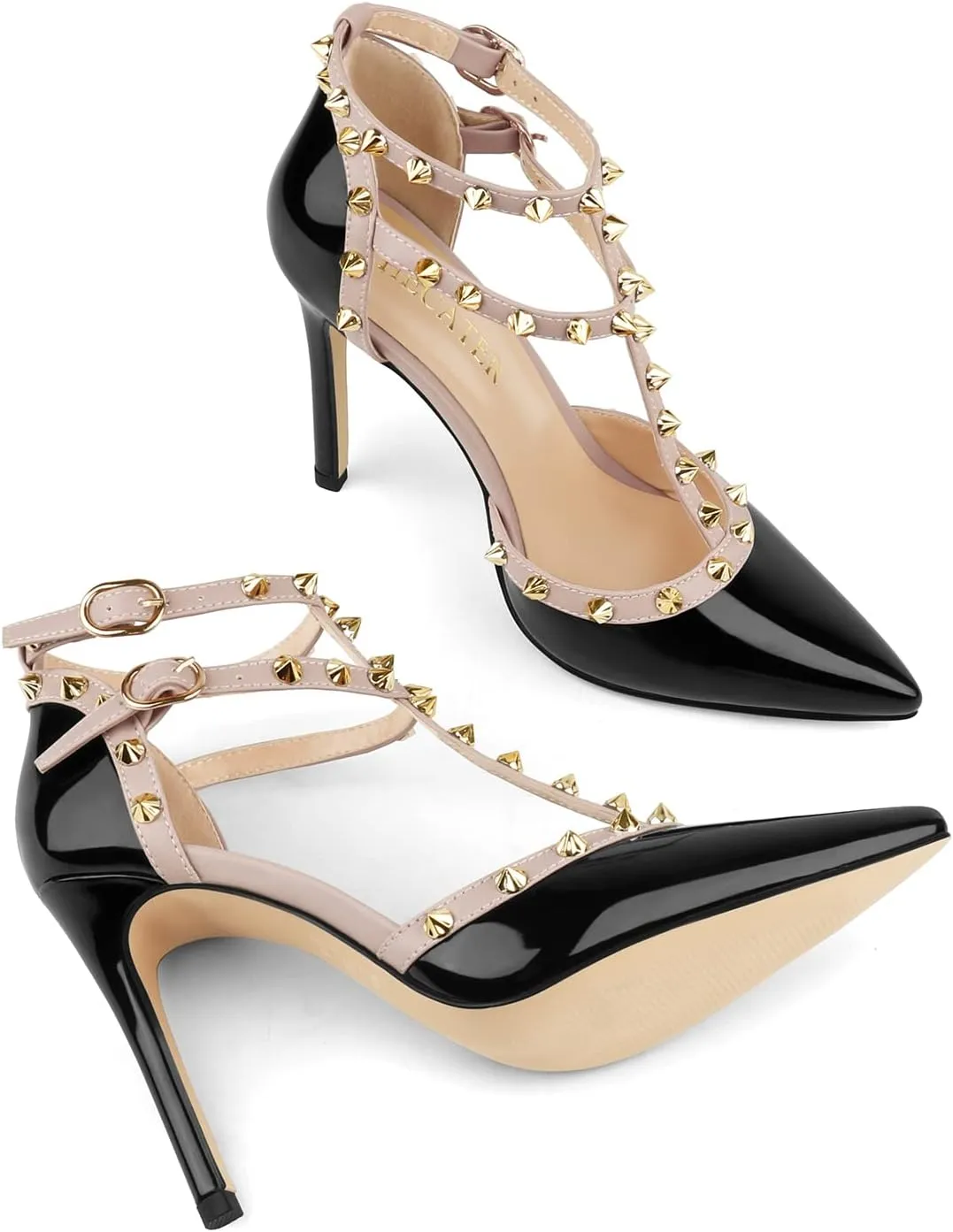 Ankle Strap Heels for Women Stilettos Pumps