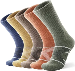 ANTSANG 5 Pairs Merino Wool Hiking Socks for Men & Women Thermal Winter Warm Moisture Wicking Cushion Boot Socks