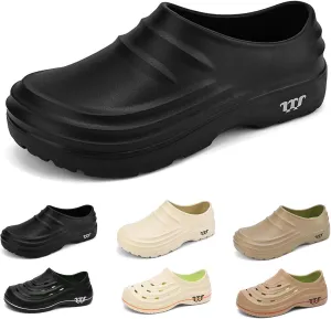 Armadillo Clogs Nurse Shoes for Women Men Comfortable Non Slip Work Shoes, Oil Resistant Chef Shoe Wide Waterproof Nursing Shoe, Ideal for Healthcare Kitchen Food Service Garden Unisex