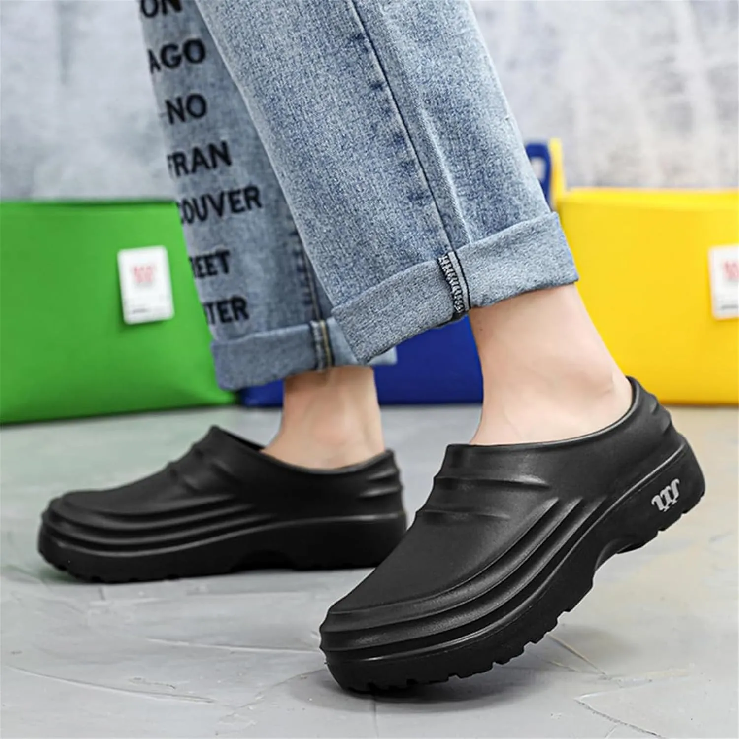 Armadillo Clogs Nurse Shoes for Women Men Comfortable Non Slip Work Shoes, Oil Resistant Chef Shoe Wide Waterproof Nursing Shoe, Ideal for Healthcare Kitchen Food Service Garden Unisex