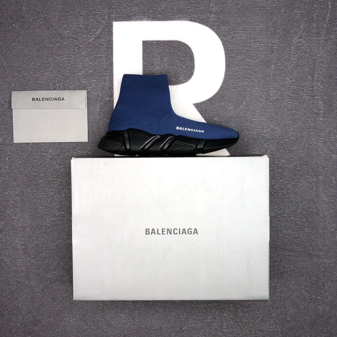 Balenciaga Speed Trainer High 'Dark Navy