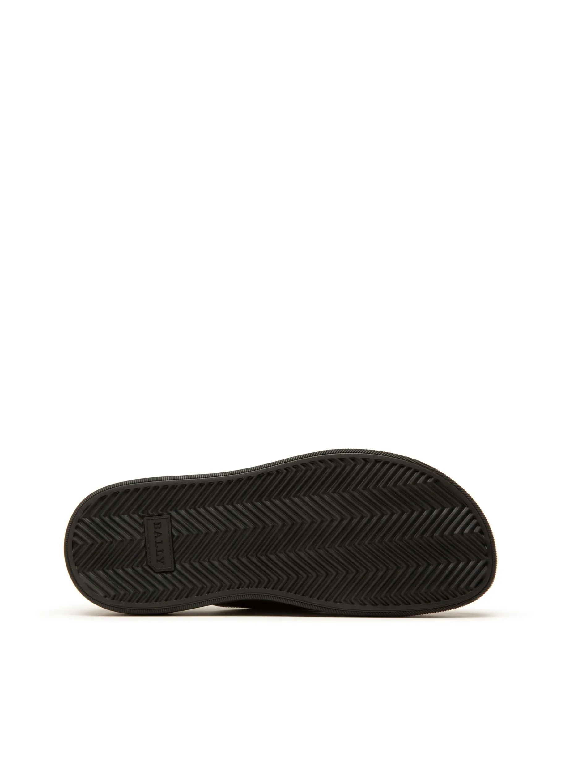 Bally Lift Slide with a Monogram Print in Grey