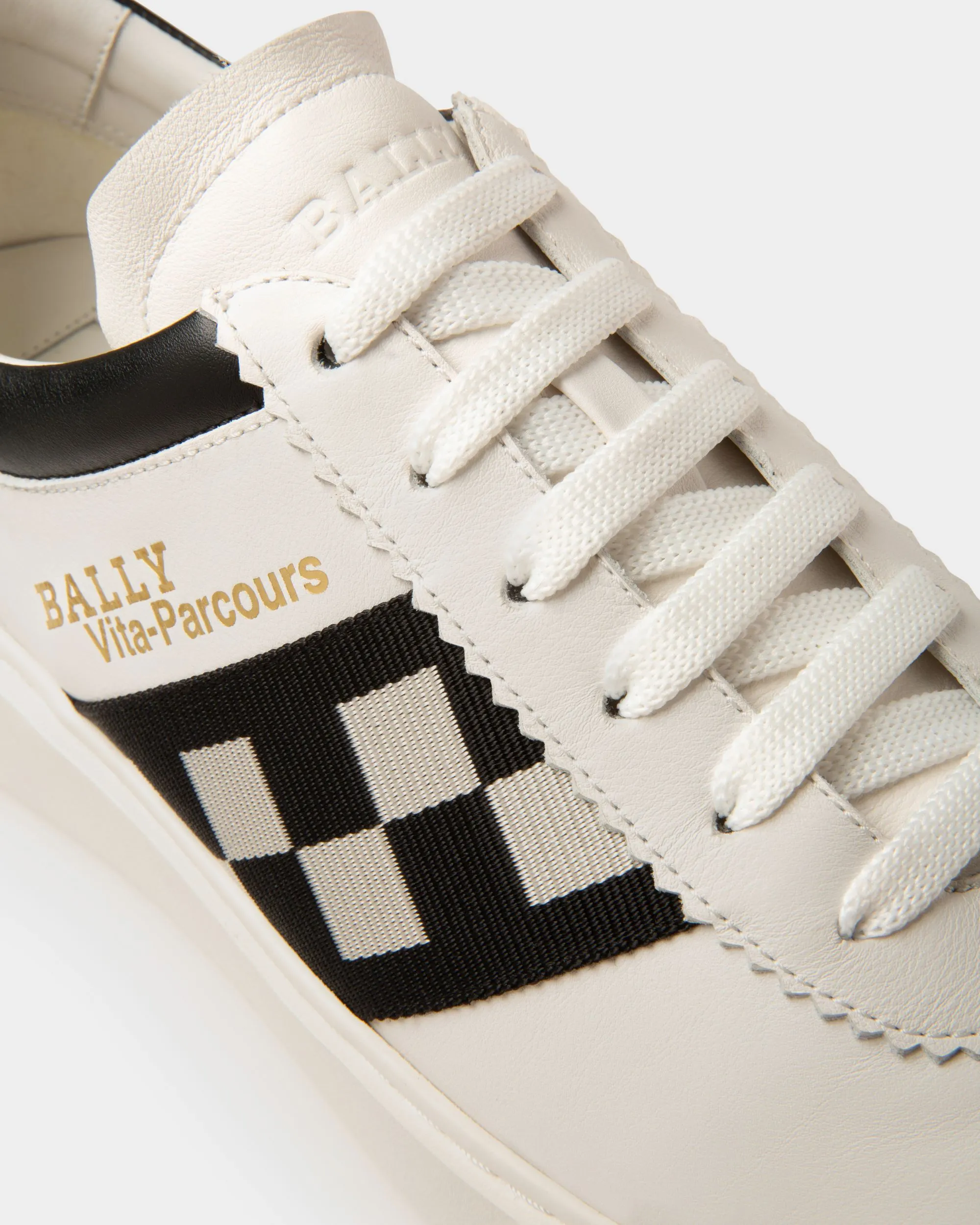 Bally Lift Sneaker In White Leather