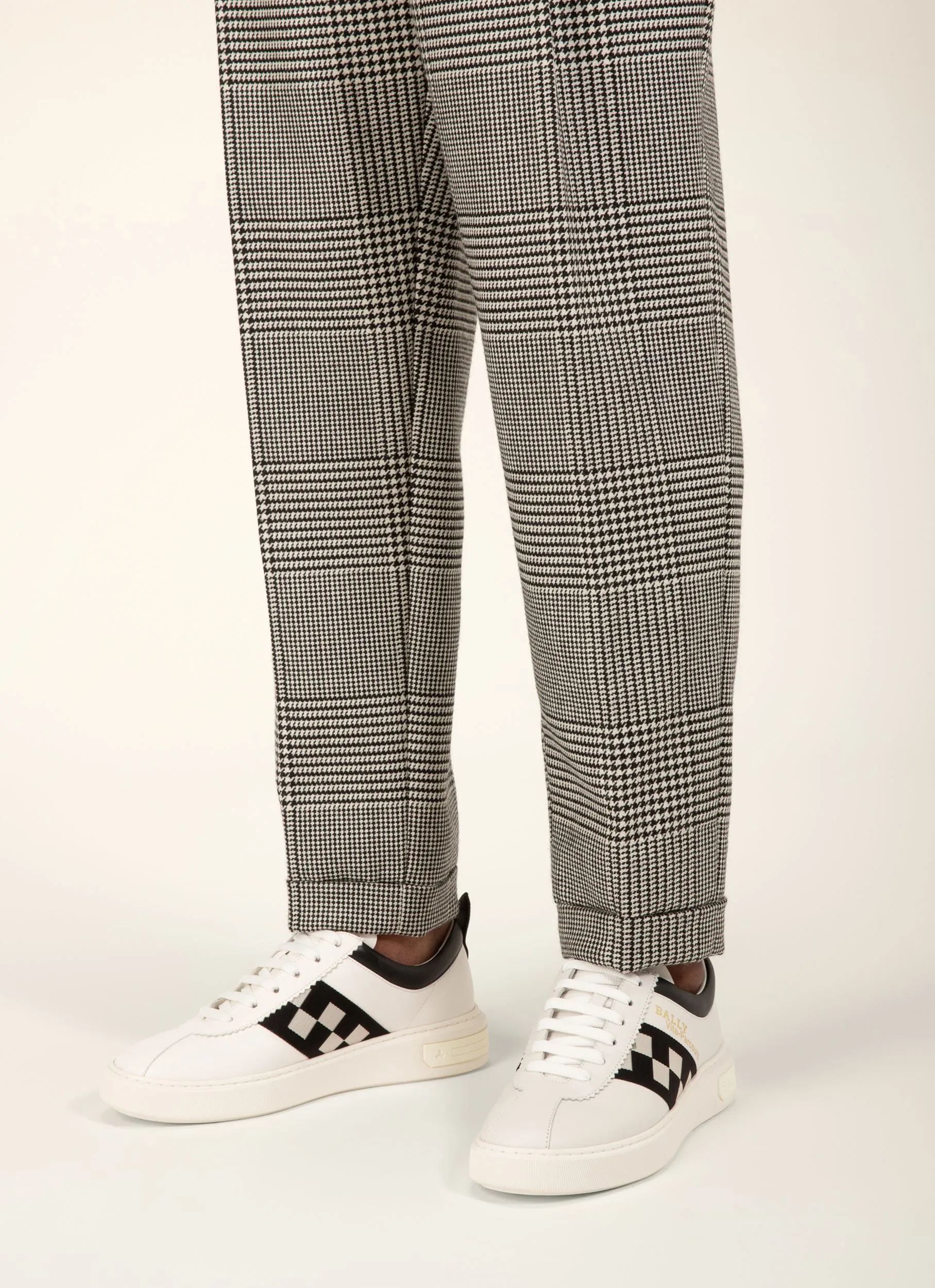 Bally Lift Sneaker In White Leather