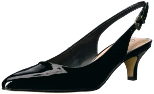 Bella Vita Women's SCARLETTII Pump, Black PAT, 10 M US