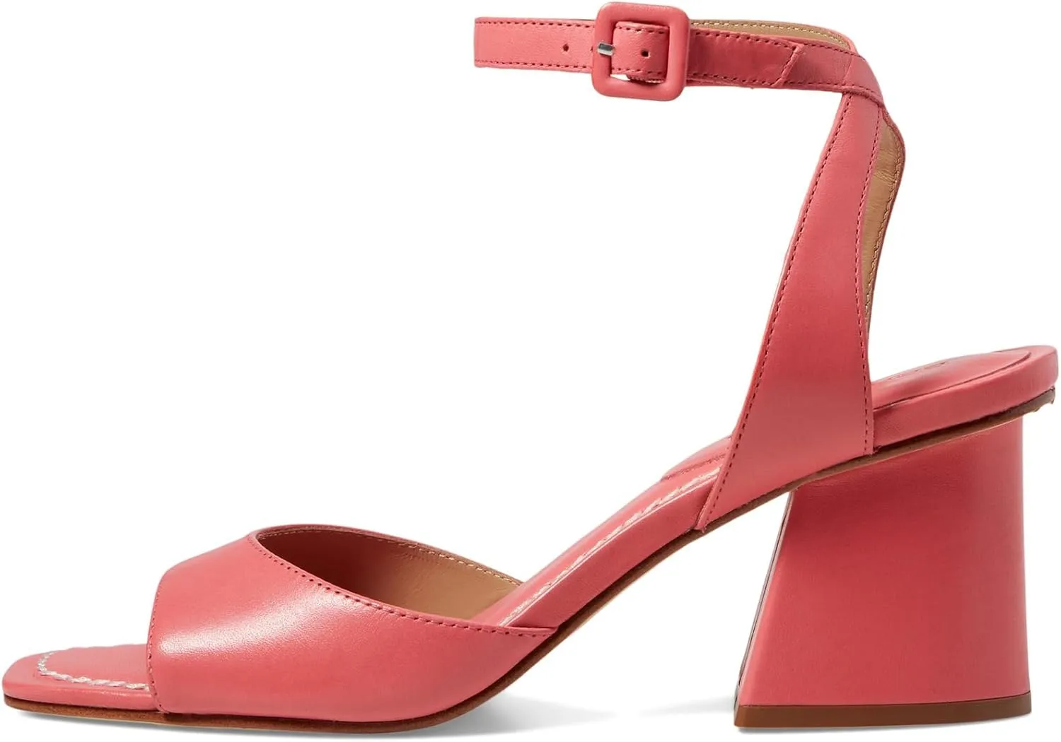 Bernardo Nyack - Heels for Women - Solid Block Heel - Leather Outsole - Ankle Strap - Buckle Closure