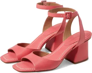 Bernardo Nyack - Heels for Women - Solid Block Heel - Leather Outsole - Ankle Strap - Buckle Closure