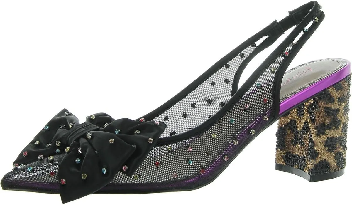Betsey Johnson Women's Dafney Pump, Leopard Multi, 7
