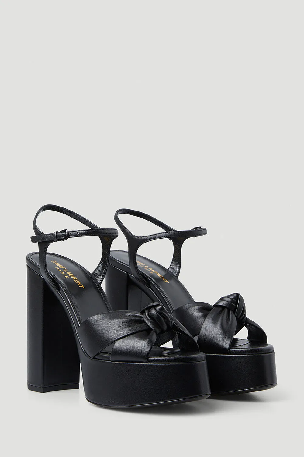 Bianca Platform Sandals In Smooth Leather