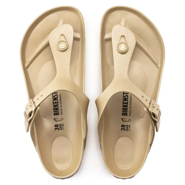 Birkenstock Glamour Gold Gizeh Essentials Women's EVA Sandals R1022423