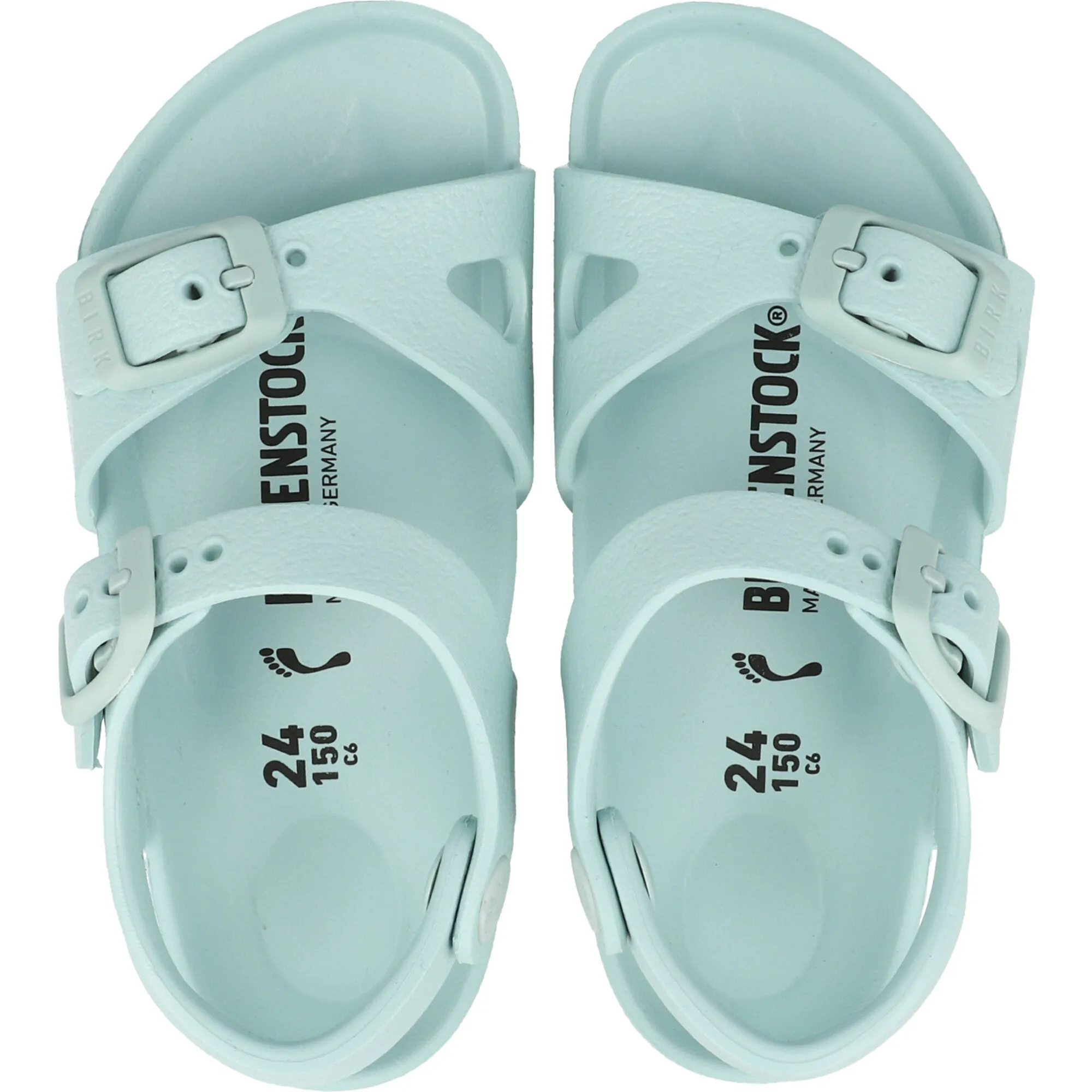 Birkenstock Rio Kids Surf Green EVA Sandals