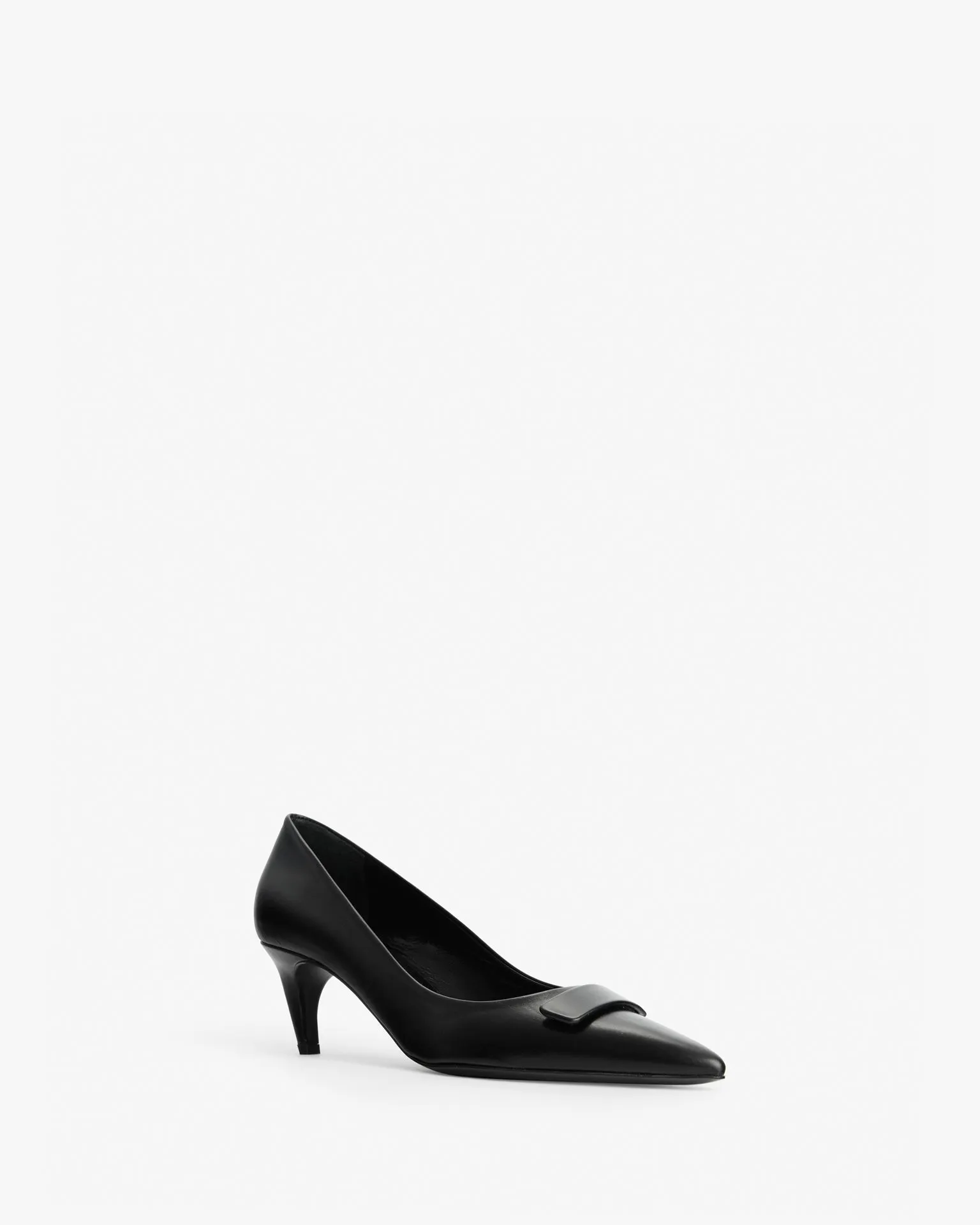 Blade Pump in Black Leather
