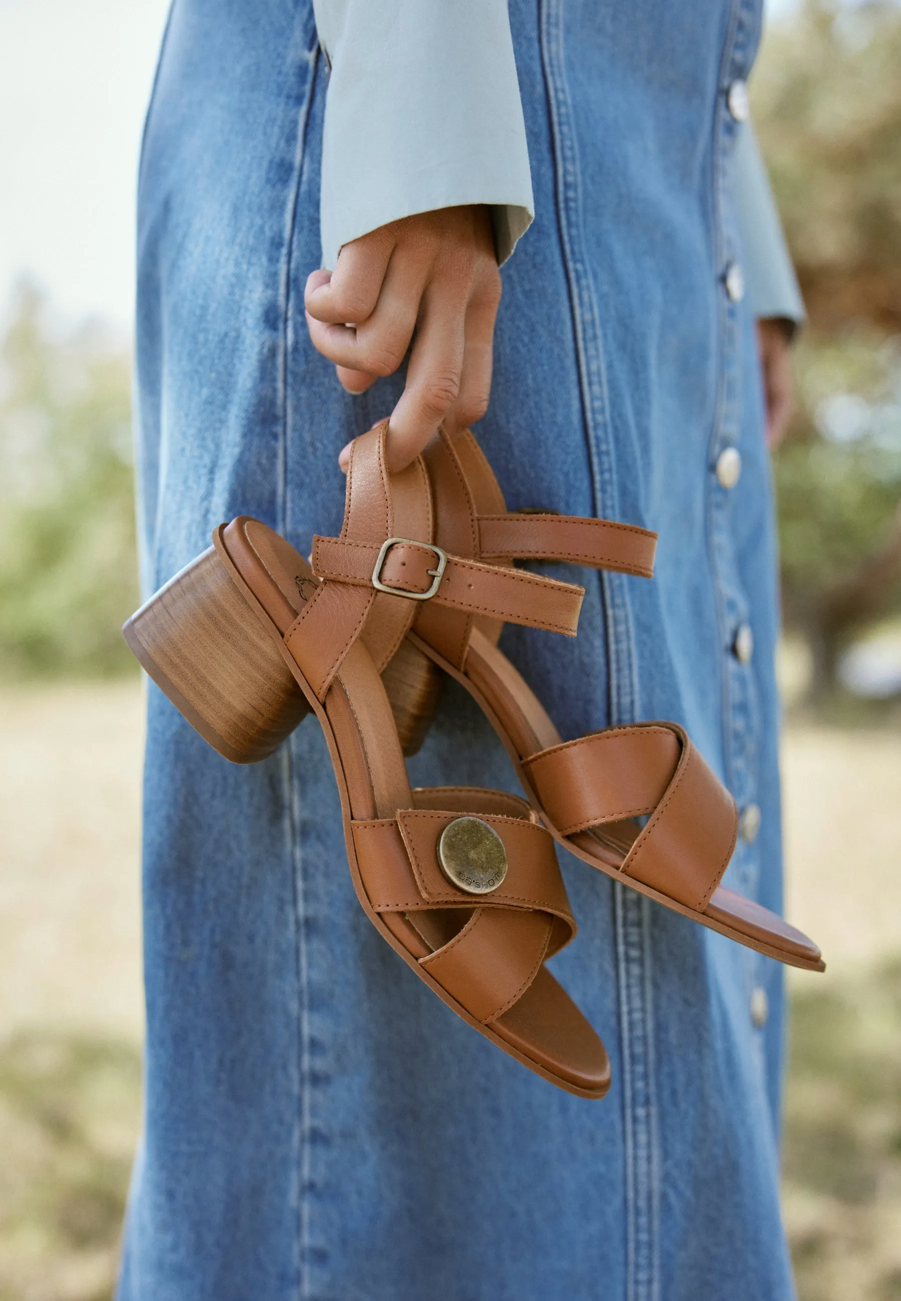 CASSTINA SANDAL - Cognac