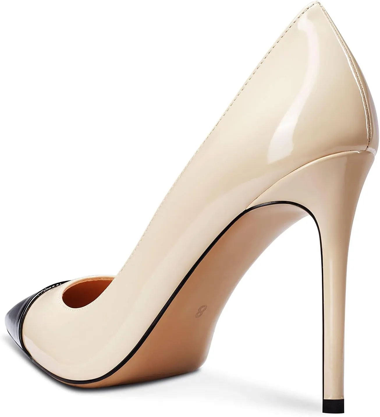 Castamere Womens High Heels Stilettos Pumps Slip-on Sexy Pointy Toe Basic Pump 10CM Heels