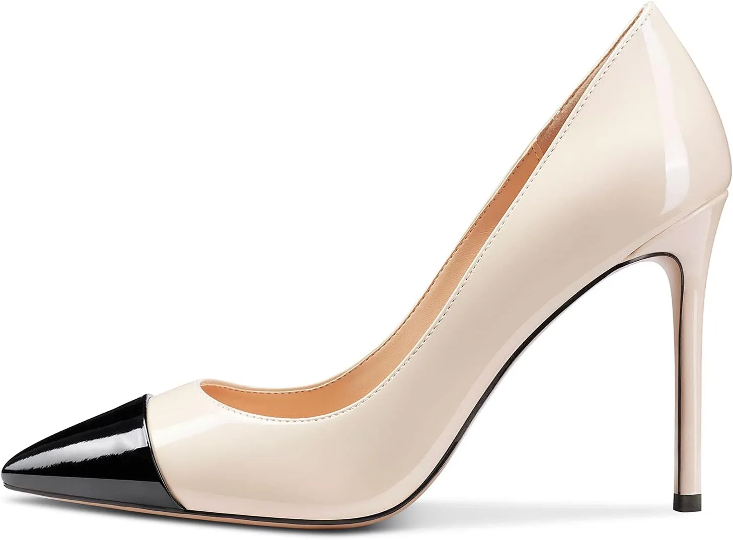 Castamere Womens High Heels Stilettos Pumps Slip-on Sexy Pointy Toe Basic Pump 10CM Heels