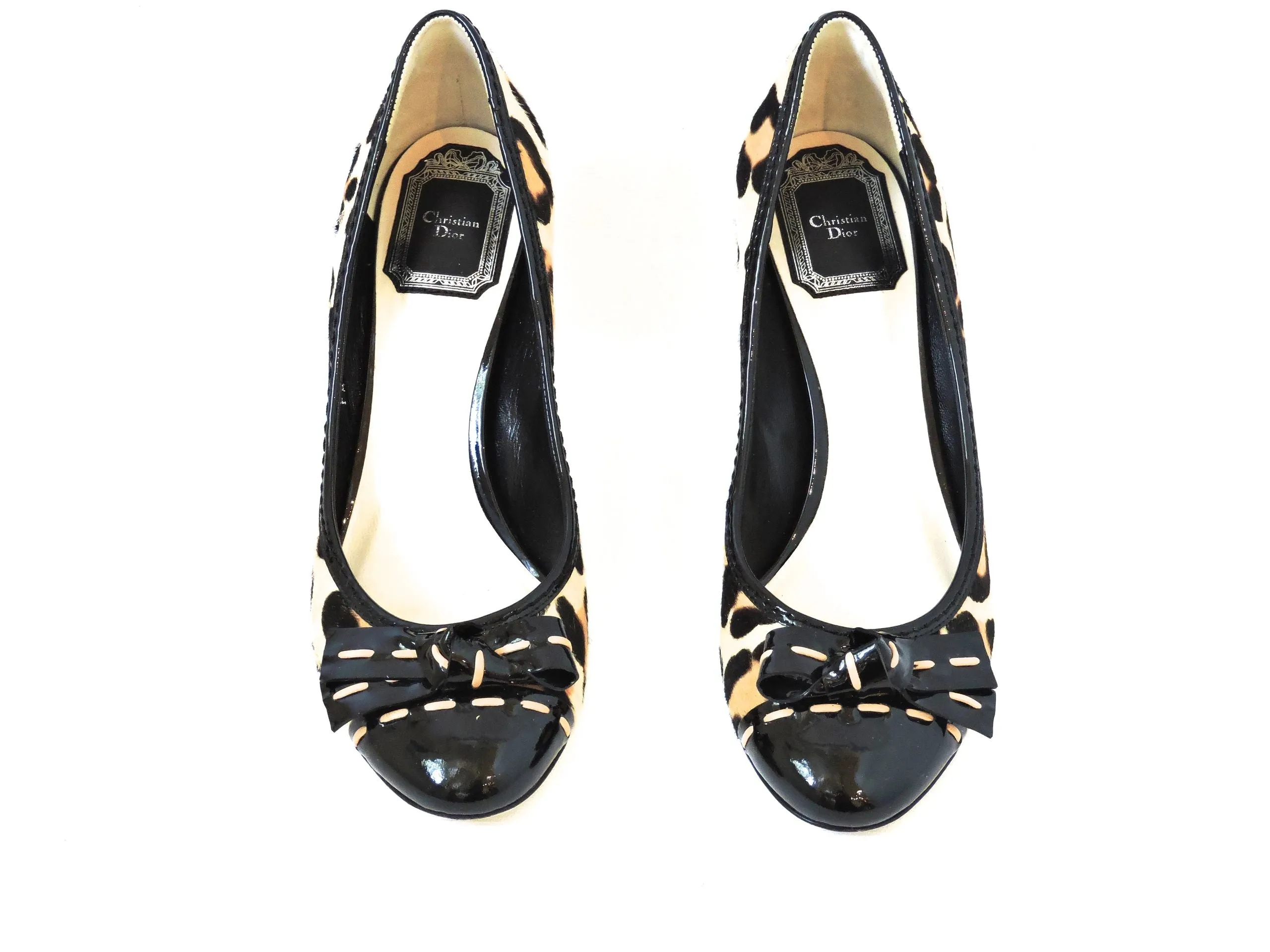 Christian Dior Ponyhair Pump Size 37 It (7 Us)