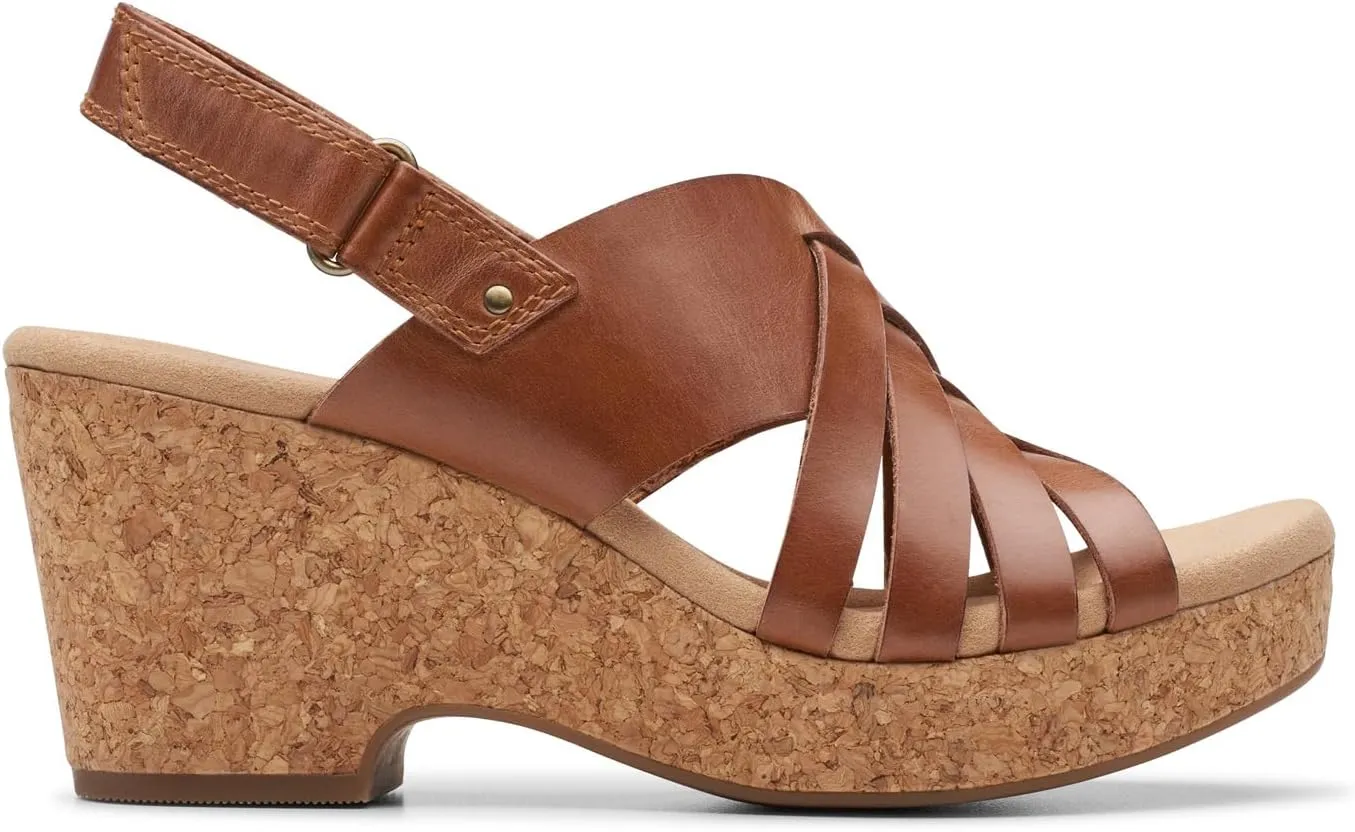 Clarks Women's Giselle Ivy Wedge Sandal