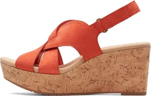 Clarks Women's Rose Erin Wedge Sandal