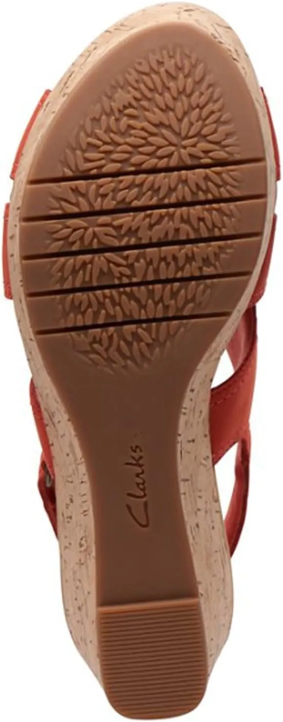 Clarks Women's Rose Erin Wedge Sandal