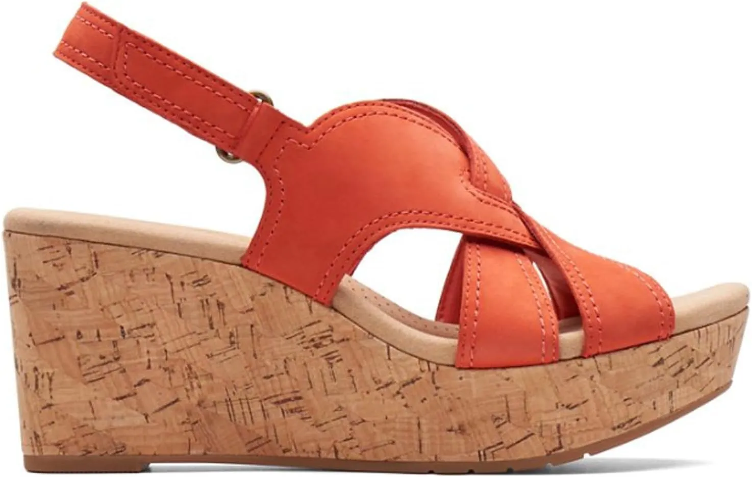 Clarks Women's Rose Erin Wedge Sandal