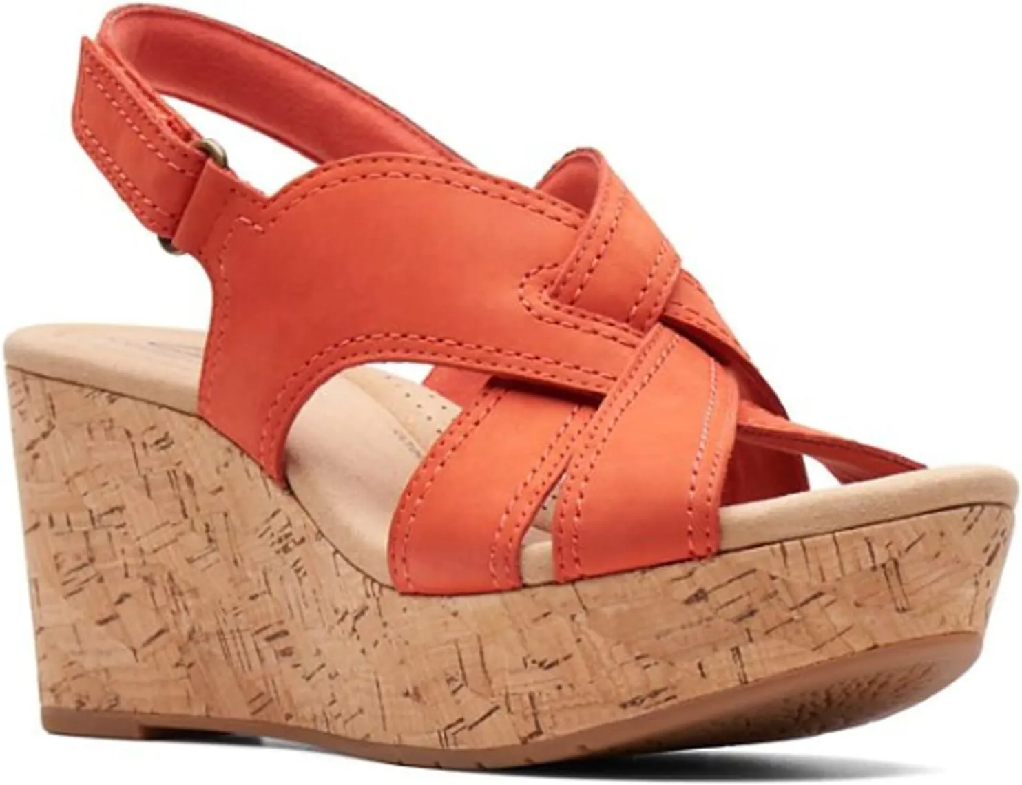 Clarks Women's Rose Erin Wedge Sandal