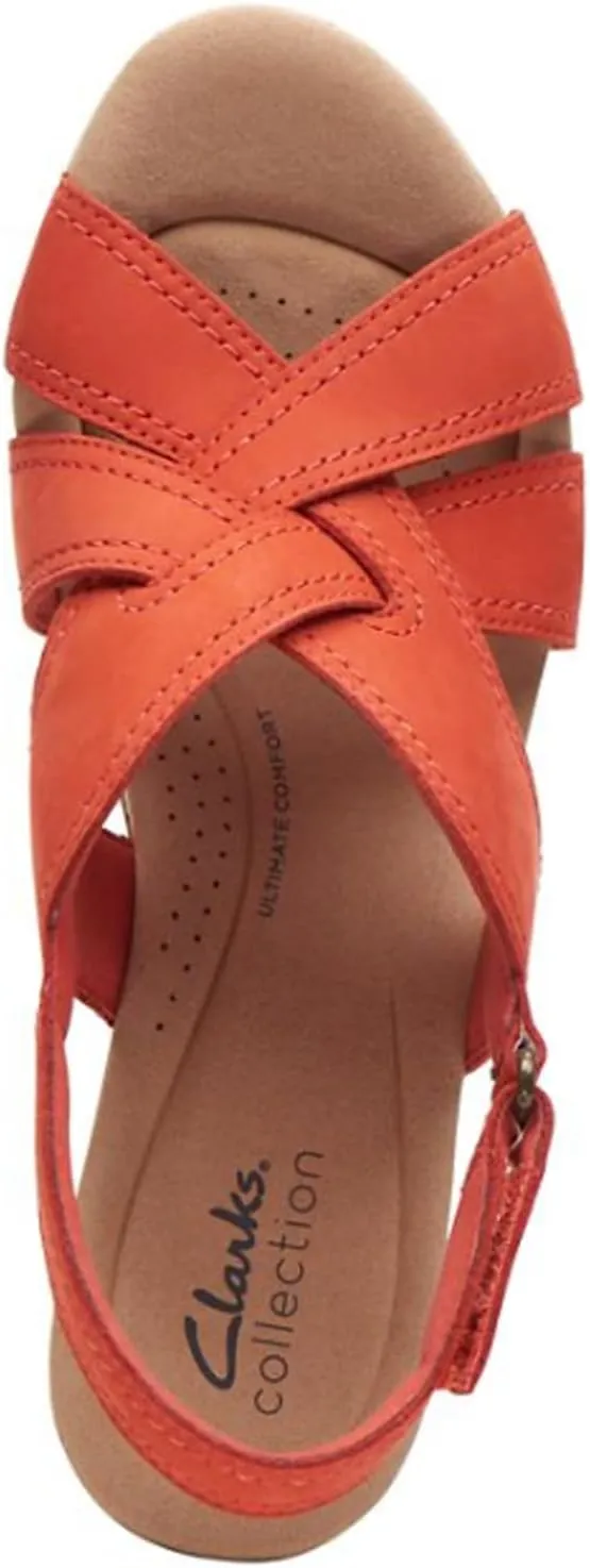 Clarks Women's Rose Erin Wedge Sandal