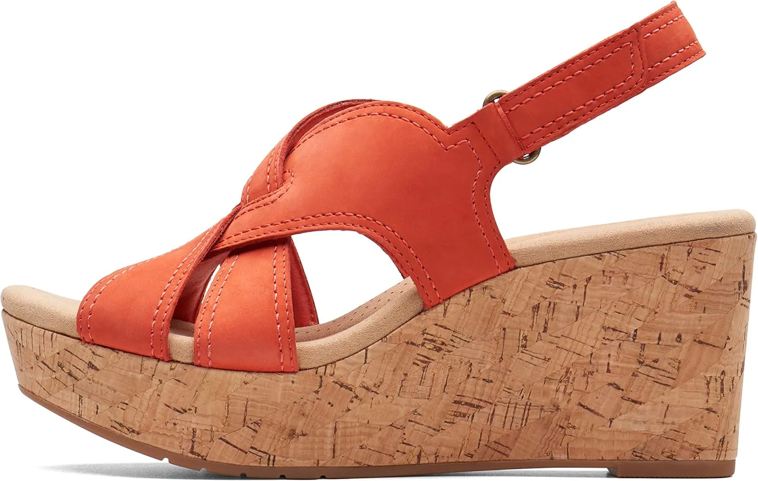 Clarks Women's Rose Erin Wedge Sandal