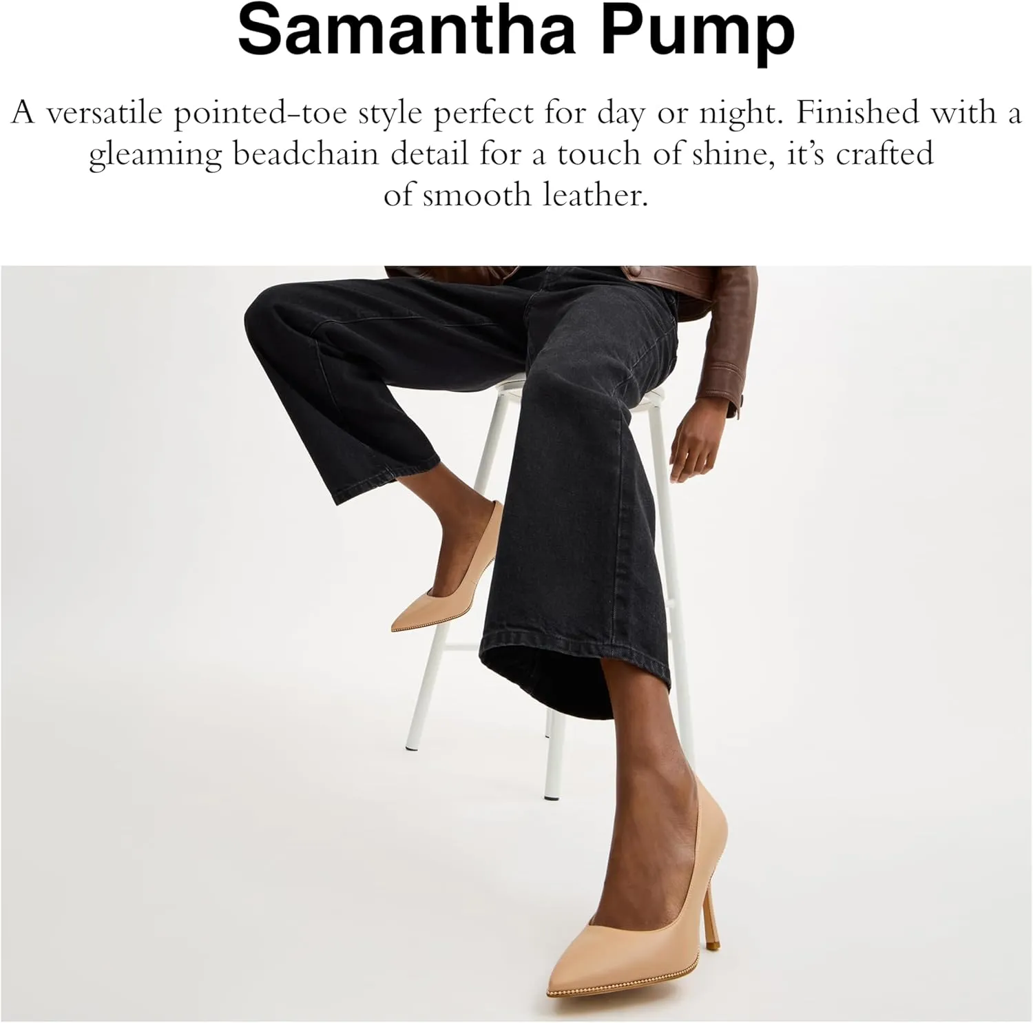 Coach Women's Samantha Pump with Beadchain