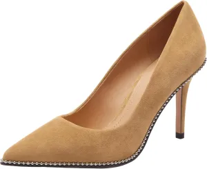 Coach Women's Waverly Pump, Peanut, 6