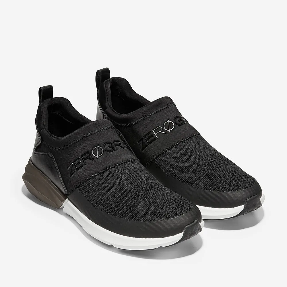 Cole Haan ZERØGRAND Stitchlite Slip On Runner Black/Black/Optic White