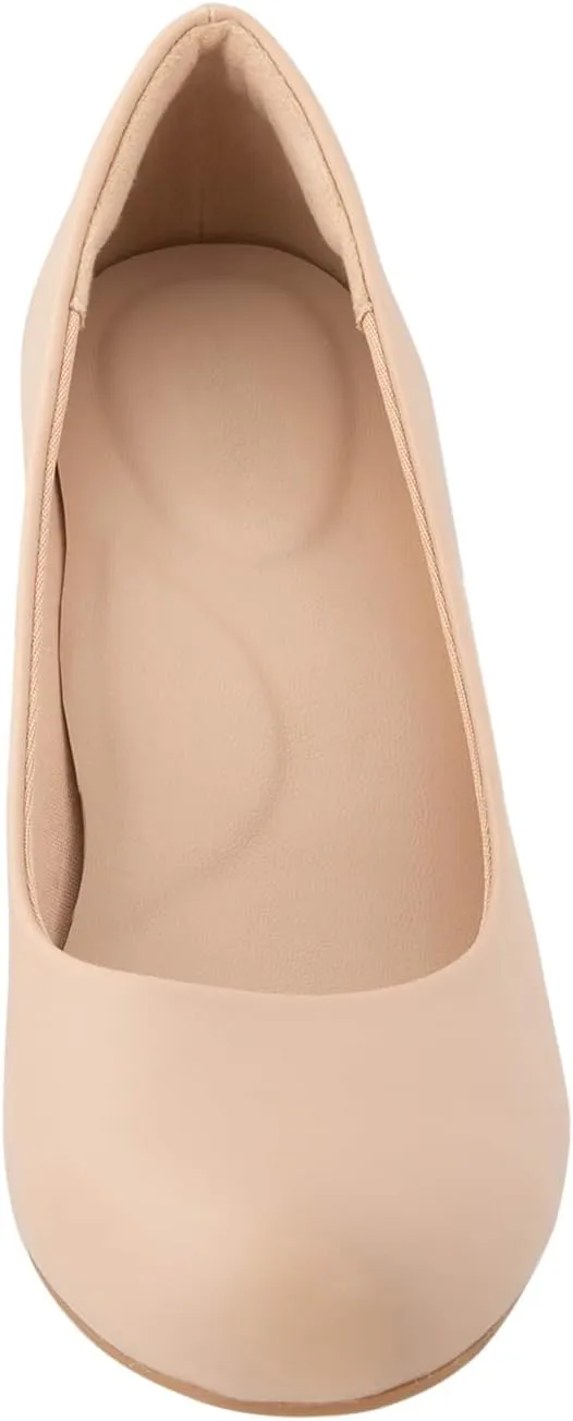 Comfort Plus by Predictions Womens Kasey Round Toe Pump