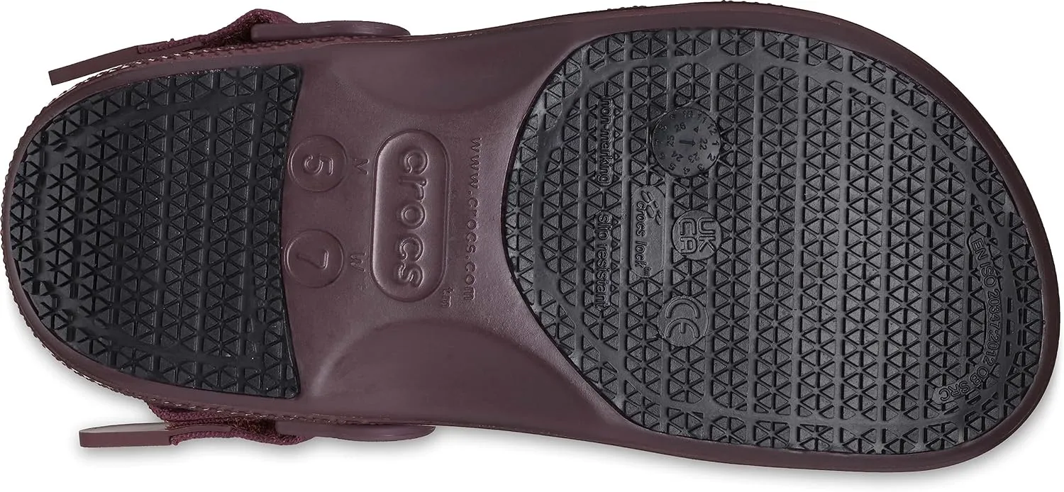 Crocs Unisex Classic Adjustable Slip Resistant Clogs