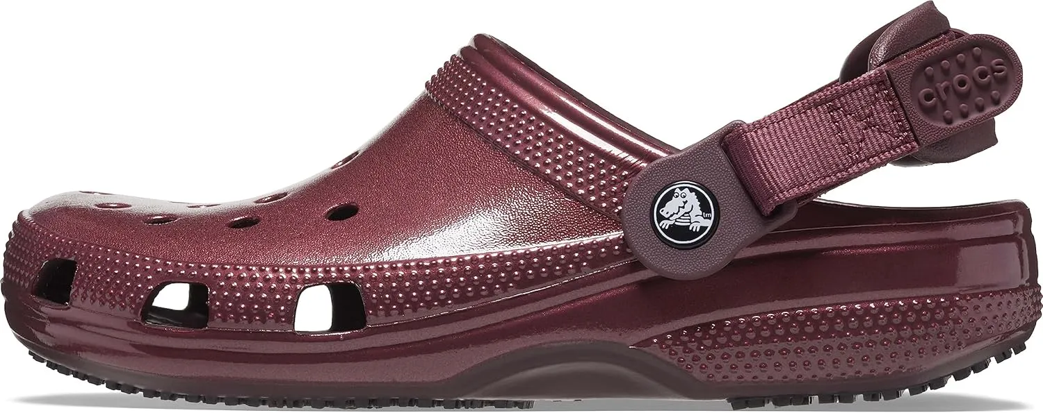 Crocs Unisex Classic Adjustable Slip Resistant Clogs