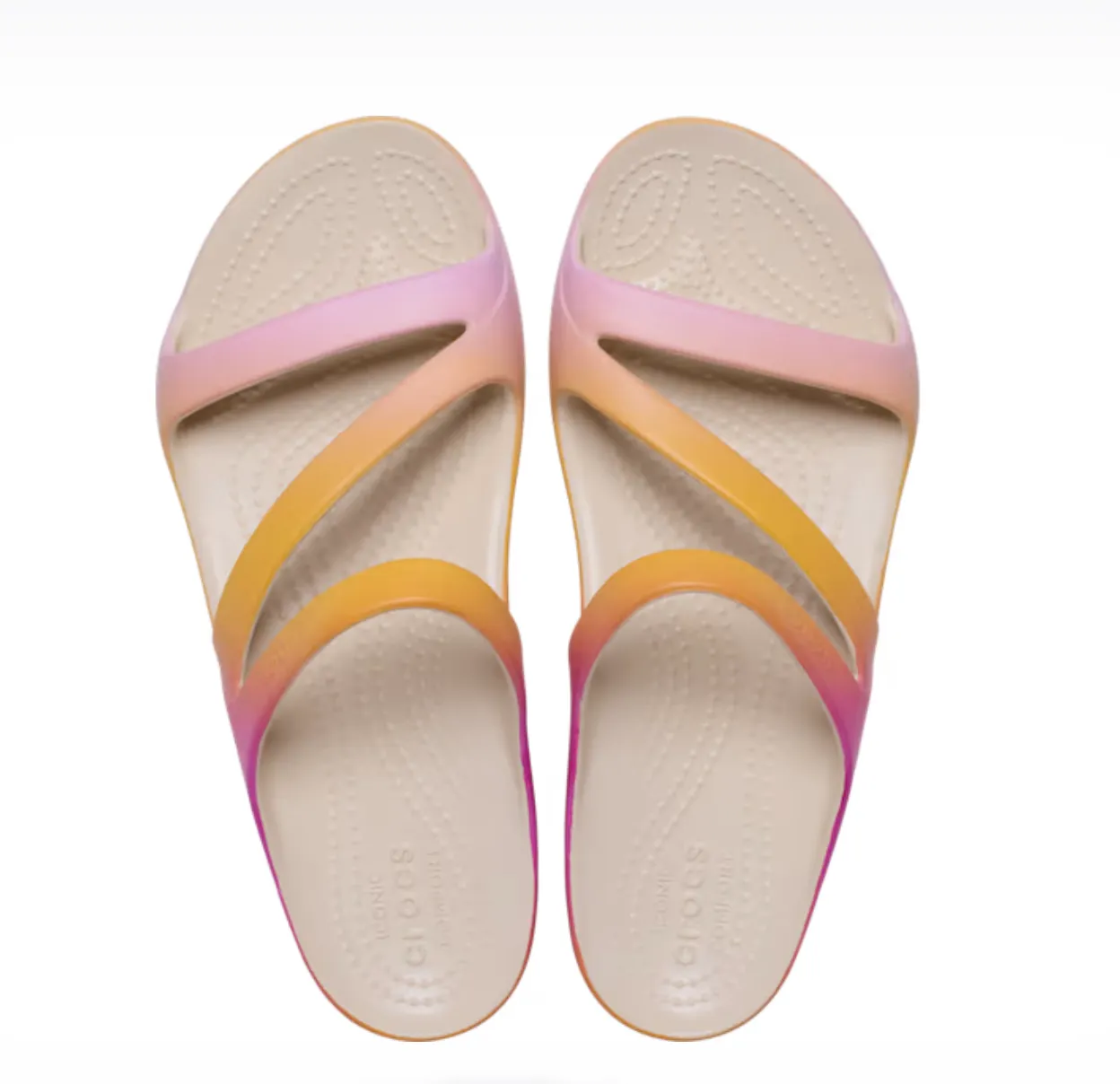 Crocs Women Kadee II Ombre Sandal In Winter White (Pre-Order)