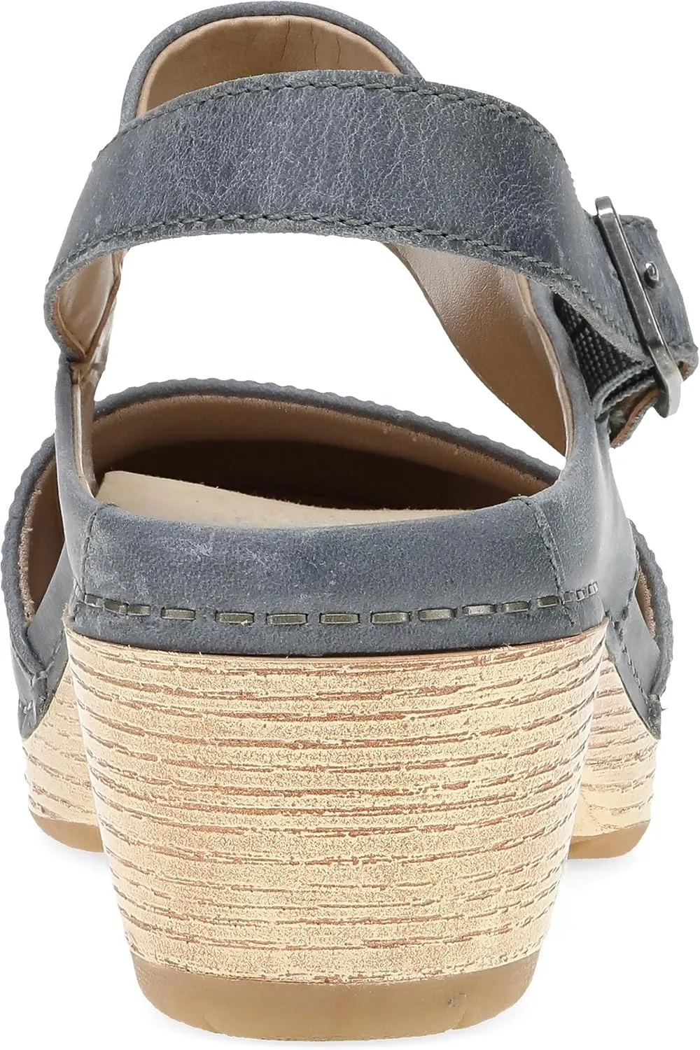 Dansko Lucia Closed-Toe Sandals for Women - Linings from Recycled Materials and Leather for Breathability- Lightweight Rubber Outsole for Long-Lasting Wear