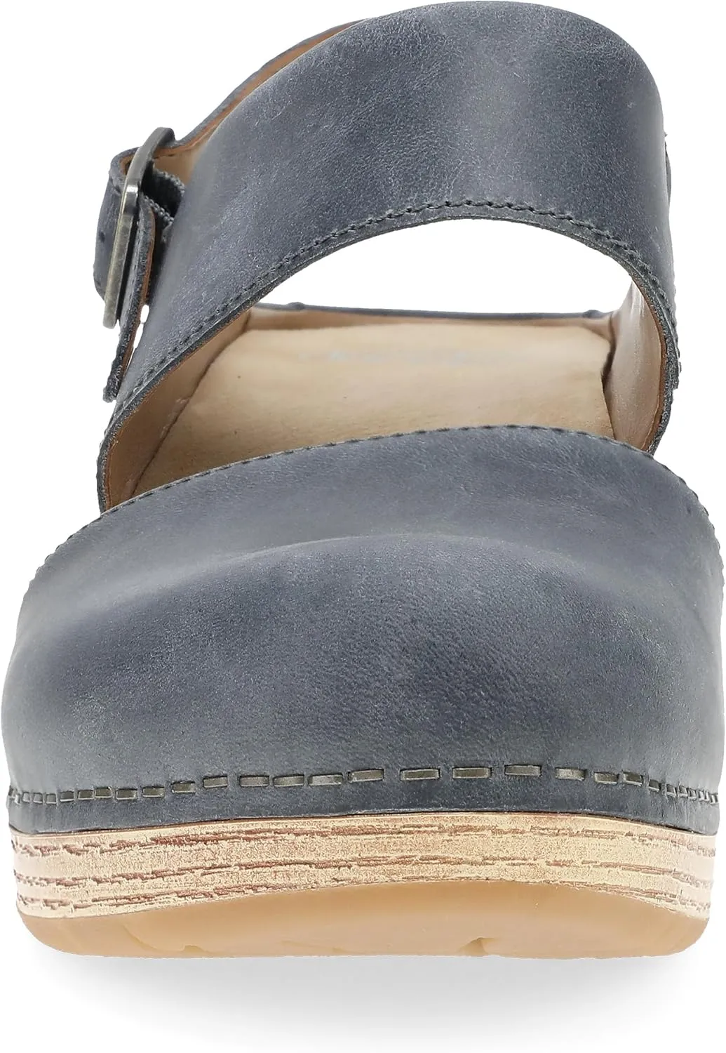 Dansko Lucia Closed-Toe Sandals for Women - Linings from Recycled Materials and Leather for Breathability- Lightweight Rubber Outsole for Long-Lasting Wear
