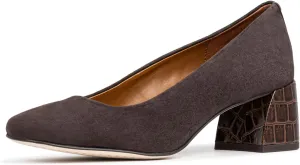 Donald Pliner Women's Aquarius 2" Block Heels, Square Closed Toe Chunky Heels for All Day Wear