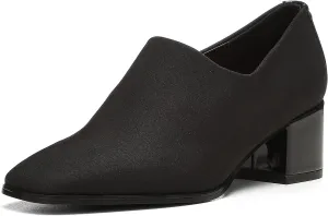 Donald Pliner Women's Keesa Mid Heel Pump – Stretch Fabric Shoes Dress, Booties, Ankle Boots