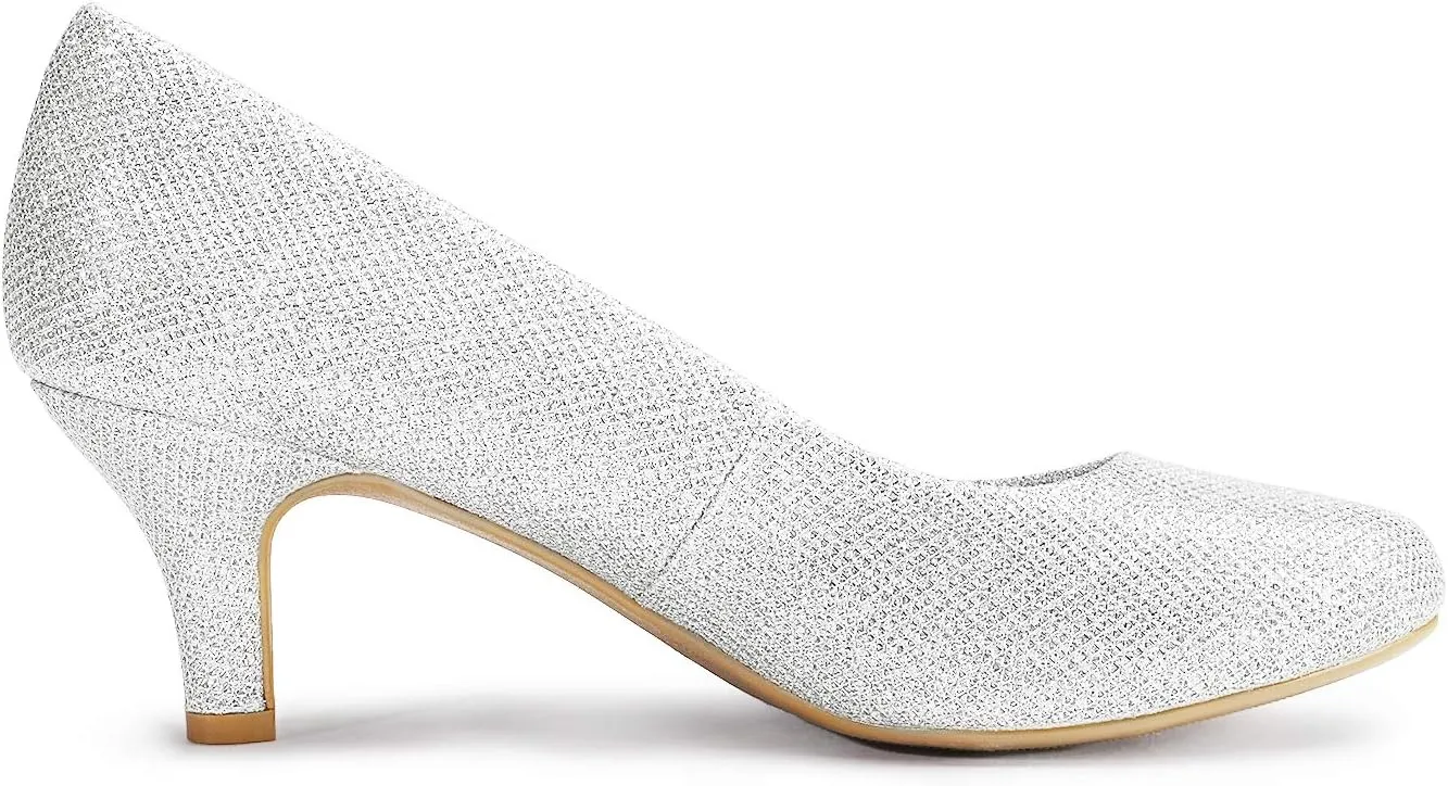 DREAM PAIRS Women's Dress Comfortable Low Heel Pump Shoes