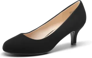 DREAM PAIRS Women's Dress Comfortable Low Heel Pump Shoes