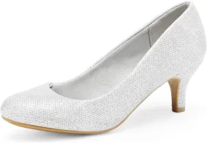 DREAM PAIRS Women's Dress Comfortable Low Heel Pump Shoes