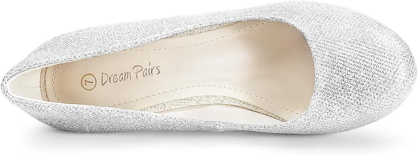 DREAM PAIRS Women's Dress Comfortable Low Heel Pump Shoes