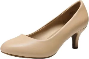 DREAM PAIRS Women's Dress Comfortable Low Heel Pump Shoes