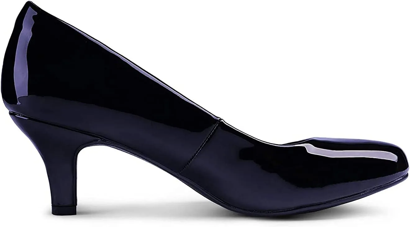 DREAM PAIRS Women's Dress Comfortable Low Heel Pump Shoes