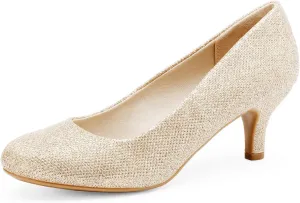 DREAM PAIRS Women's Dress Comfortable Low Heel Pump Shoes