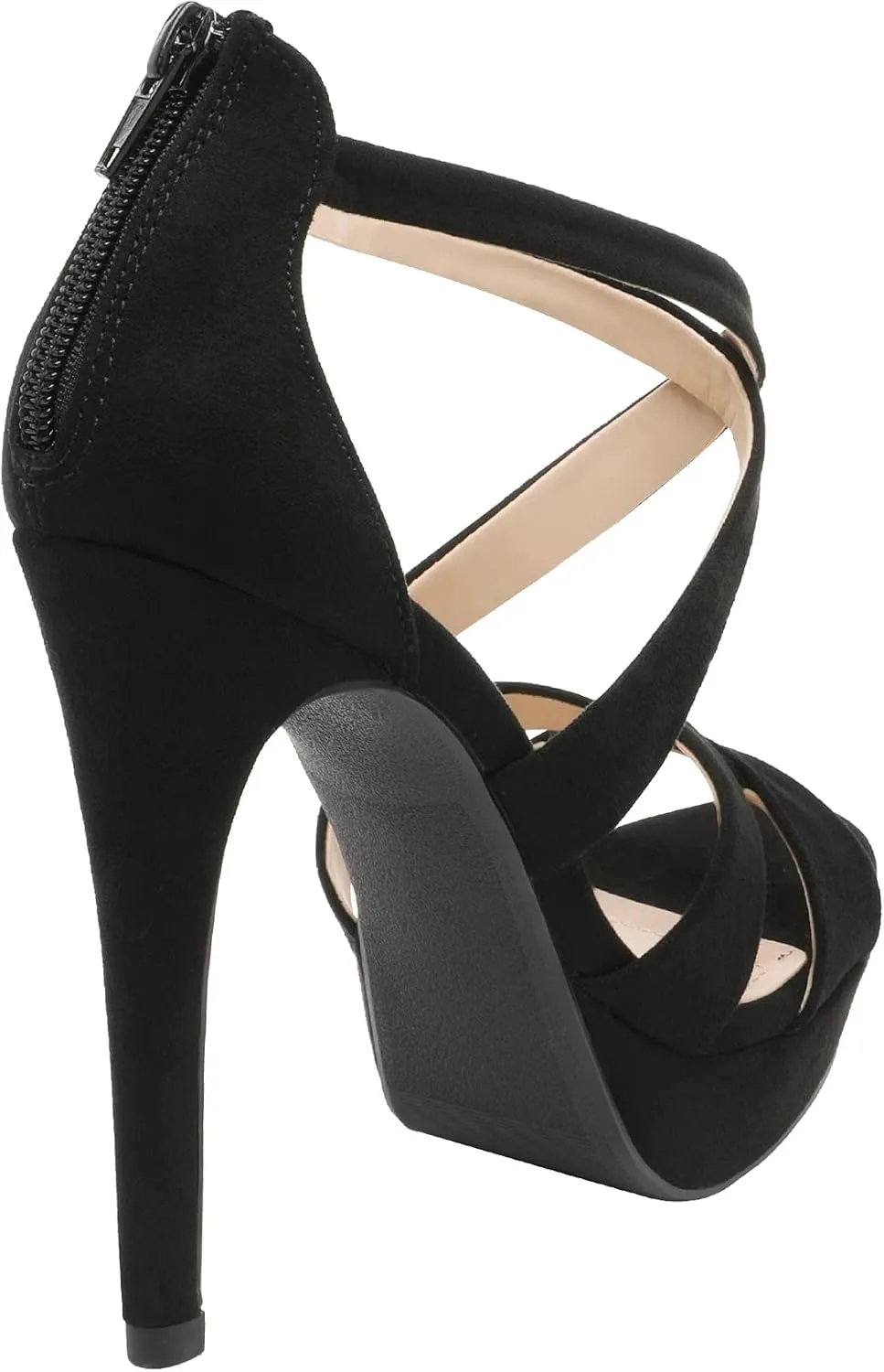 DREAM PAIRS Women's High Heel Platform Dress Pump Sandals