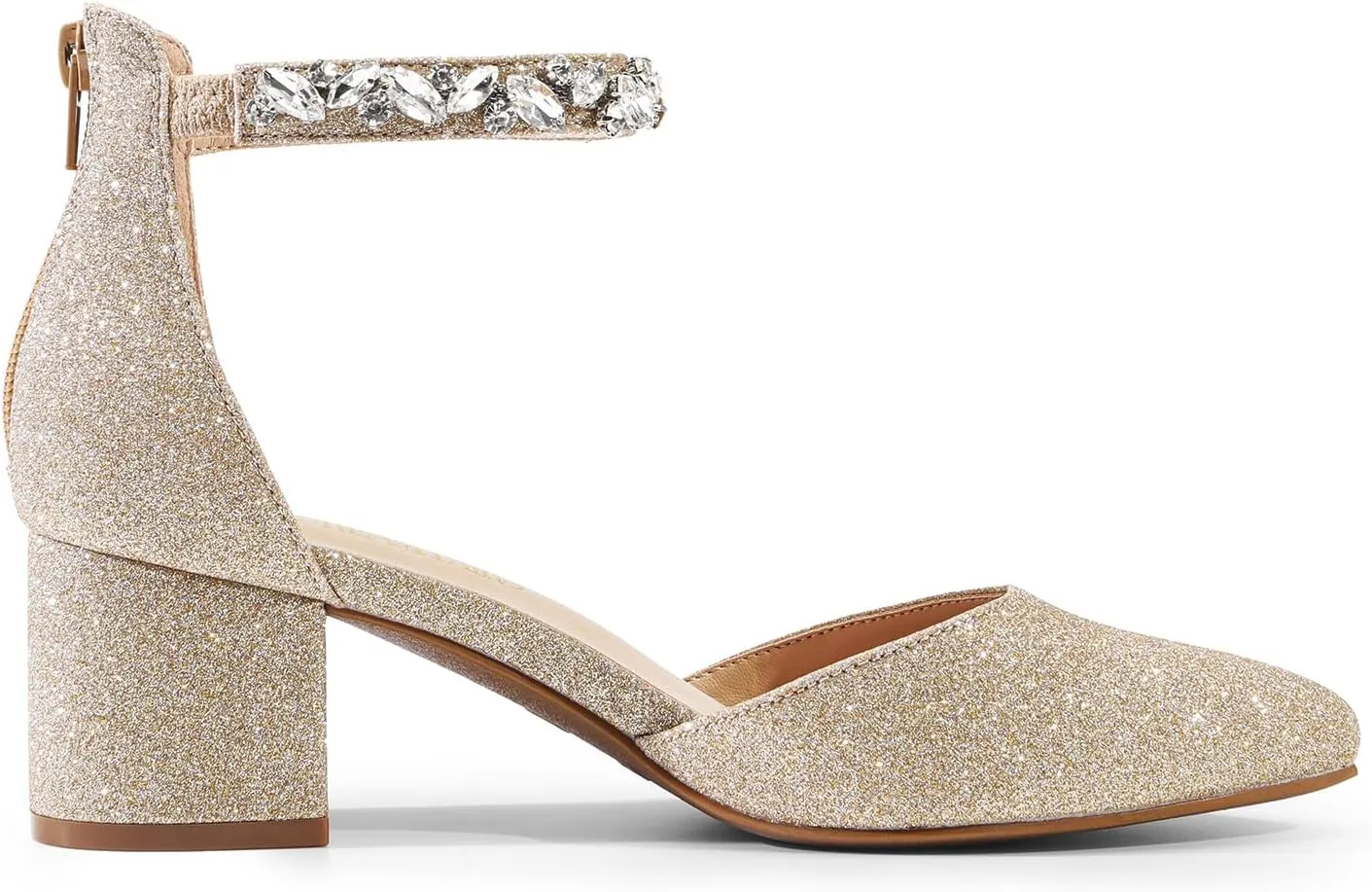 DREAM PAIRS Women's Low Heel Pump Shoes